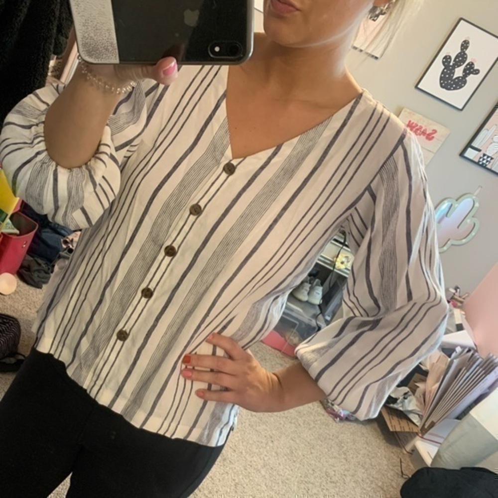 Loft | Button Down Long Sleeve - image 1